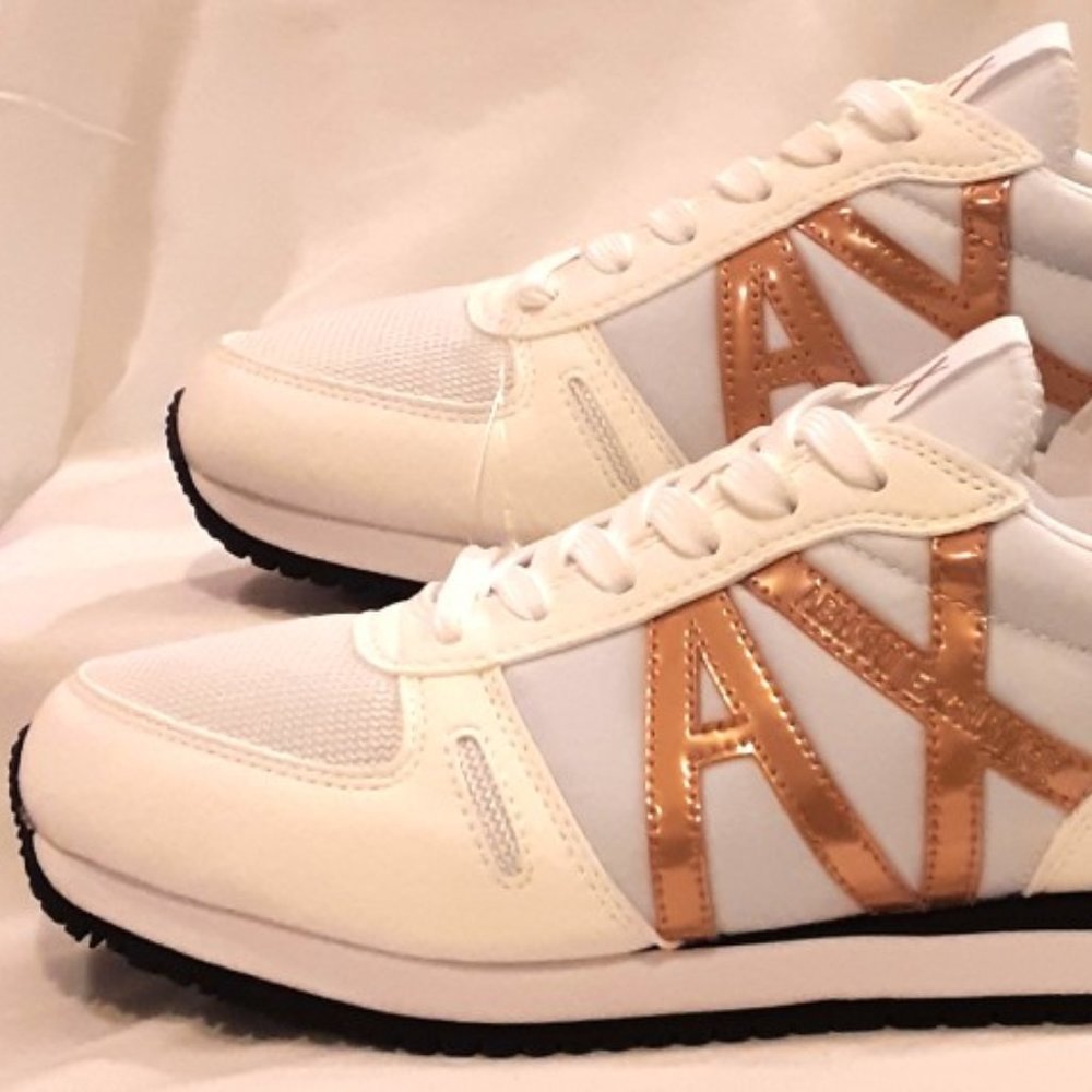 Women's Armani Exchange fashion sneakers size 10